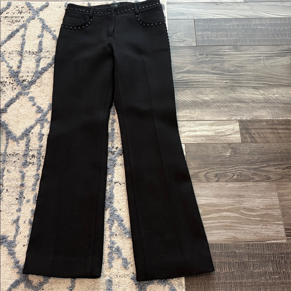 Virgin Wool Wide Leg Pants